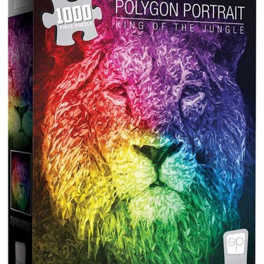Polygon Portrait: King of the Jungle