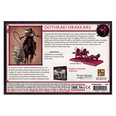 A Song of Ice & Fire: Dothraki Hrakkars