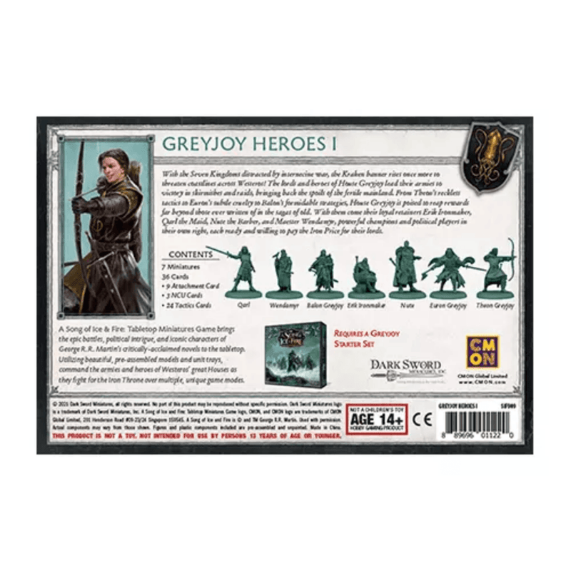 A Song of Ice & Fire: Greyjoy Heroes Box 1