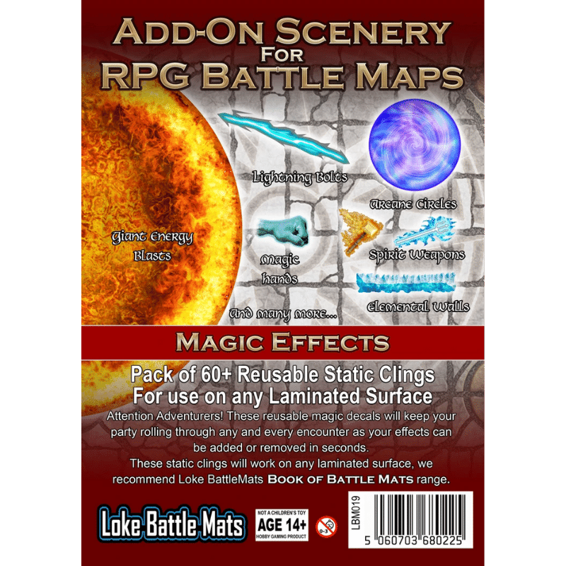 Add-On Scenery for RPG Battle Mats: Magic Effects