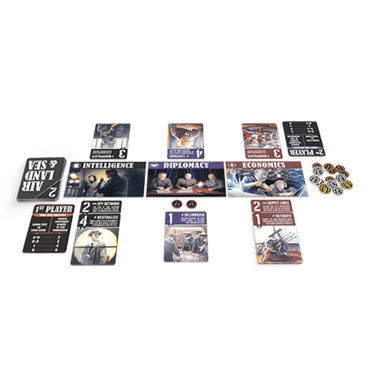 Air, Land, and Sea: Spies, Lies & Supplies - Thirsty Meeples