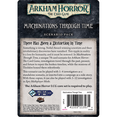Arkham Horror: The Card Game – Machinations Through Time (Scenario Pack)