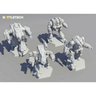BattleTech: Inner Sphere Heavy Battle Lance (DAMAGED) - Thirsty Meeples