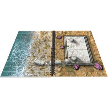 Loke Battle Mats Big Book of Battle Mats Volume 2 for RPGs, featuring detailed battle grid maps for tabletop gaming.