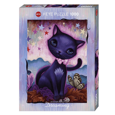 Jeremiah Ketner: Black Kitty (1000 Pieces) - Thirsty Meeples