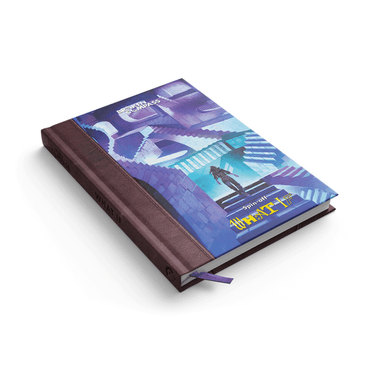 Broken Compass RPG "What If" box cover art by CMON Limited featuring a damaged compass and mysterious game elements.