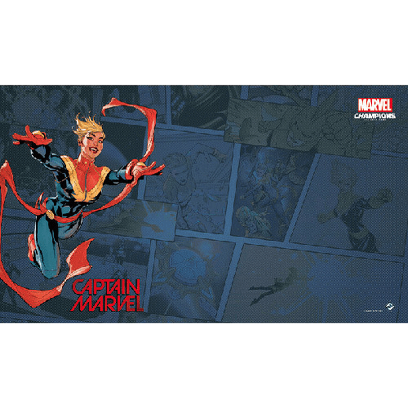 Marvel Champions: The Card Game – Captain Marvel Game Mat