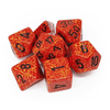 Chessex: Speckled 7 Polyhedral Dice Set - Fire