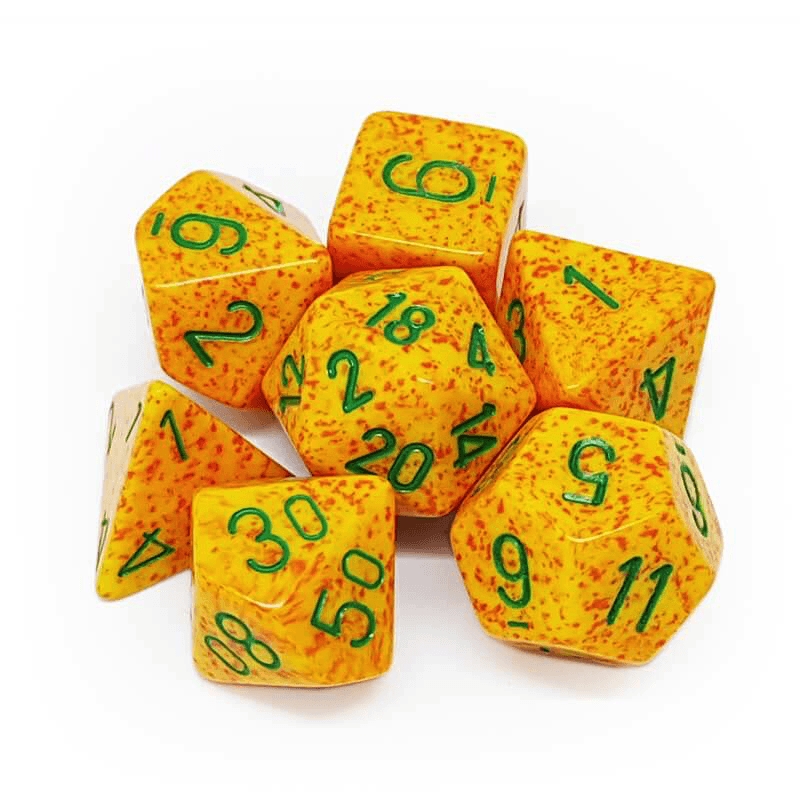 Chessex: Speckled 7 Polyhedral Dice Set - Lotus