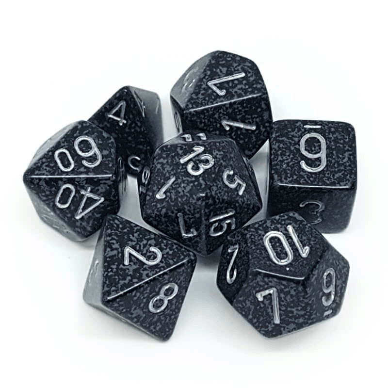 Chessex: Speckled 7 Polyhedral Dice Set - Ninja
