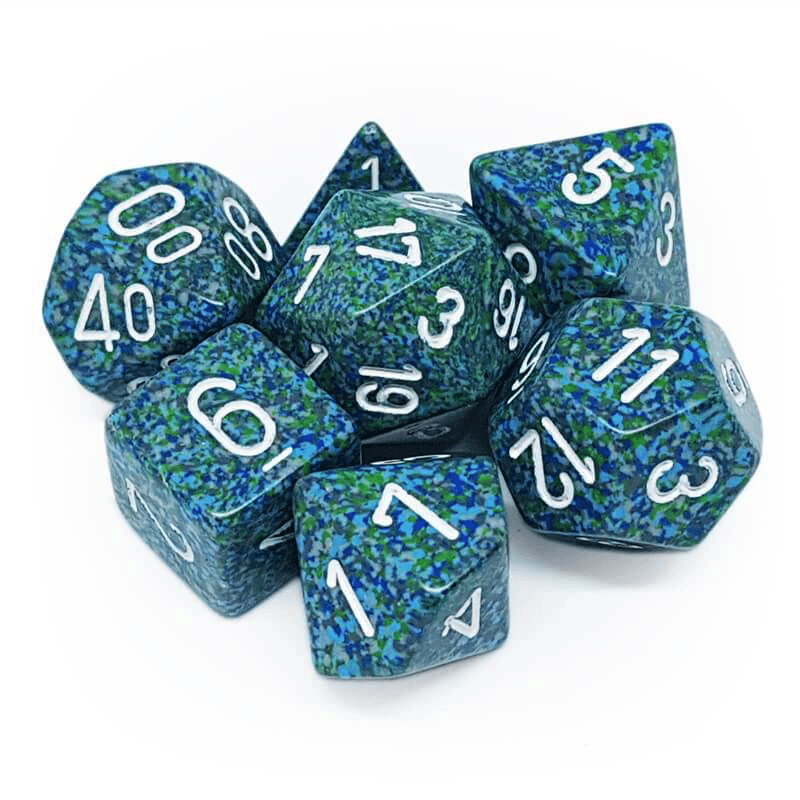 Chessex: Speckled 7 Polyhedral Dice Set - Sea