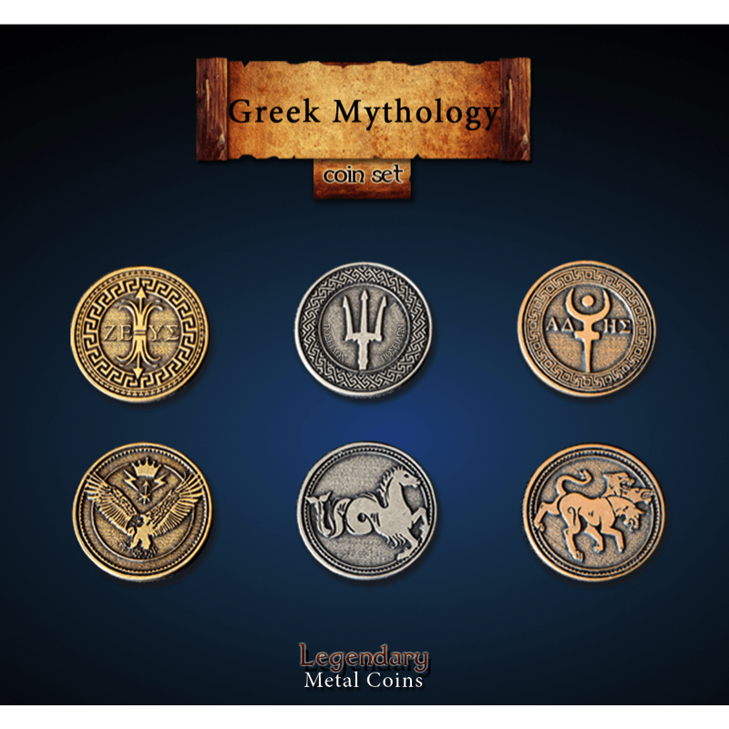 Legendary Metal Coins: Greek Set
