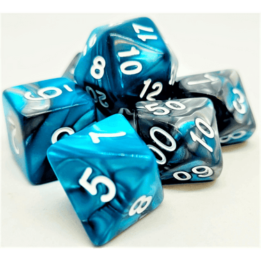 Confetti Dice Set: Racing Petrol - Thirsty Meeples
