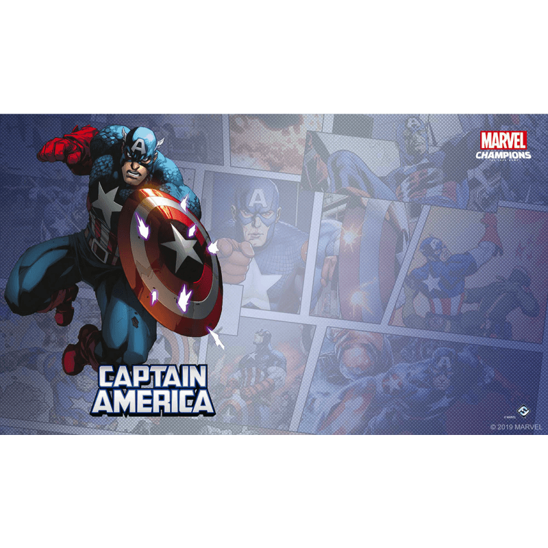 Marvel Champions: The Card Game – Captain America Game Mat