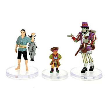 Critical Role Factions of Wildemount box set featuring Clovis Concord and Menagerie Coast RPG miniatures by WizKids.