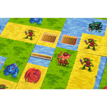 Strategy game Cutterland by Hobby World featuring colorful game pieces and a detailed game board layout.