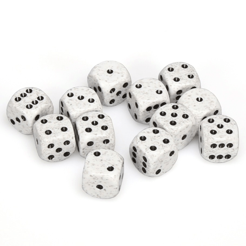 Chessex: Speckled D6 16mm Dice Set - Arctic Camo