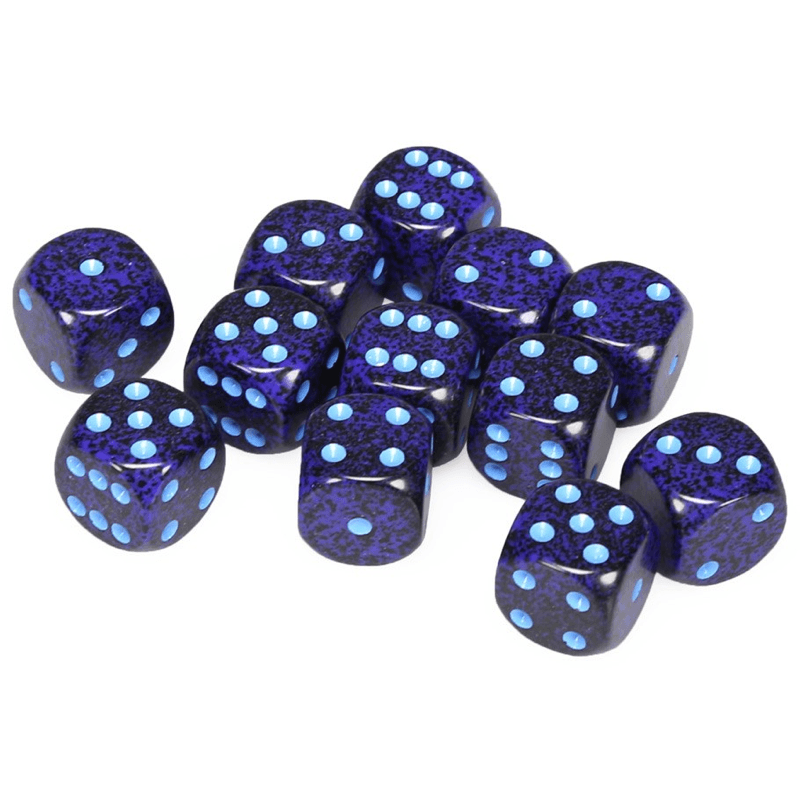 Chessex: Speckled D6 16mm Dice Set - Cobalt