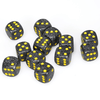 Chessex: Speckled D6 16mm Dice Set - Golden Cobalt