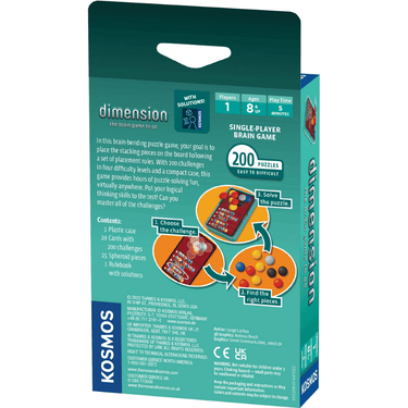 Dimension: The Brain Game To Go - Thirsty Meeples