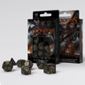 Dragons Dice Set: Bottle Green & Gold - Thirsty Meeples