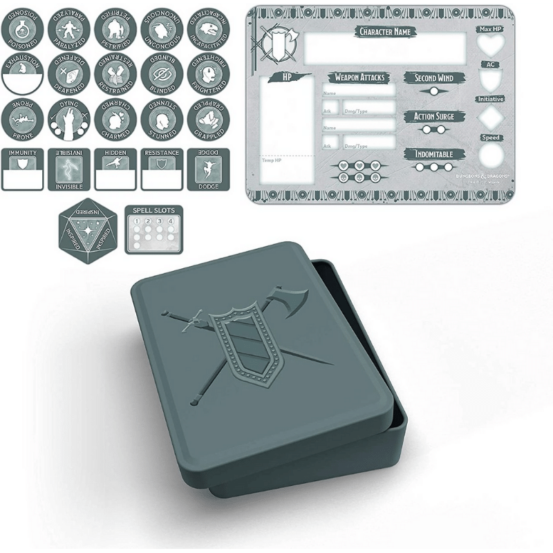Dungeons And Dragons RPG: Fighter Token Set