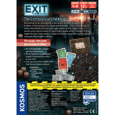 EXIT: The Cemetery of the Knight - Thirsty Meeples