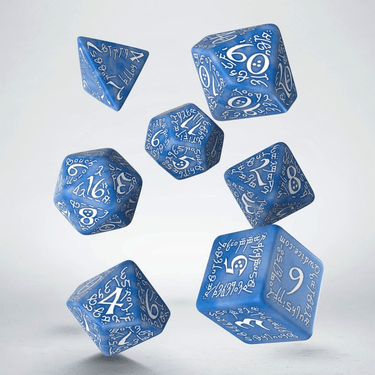 Elvish Dice Set: Glacier and White