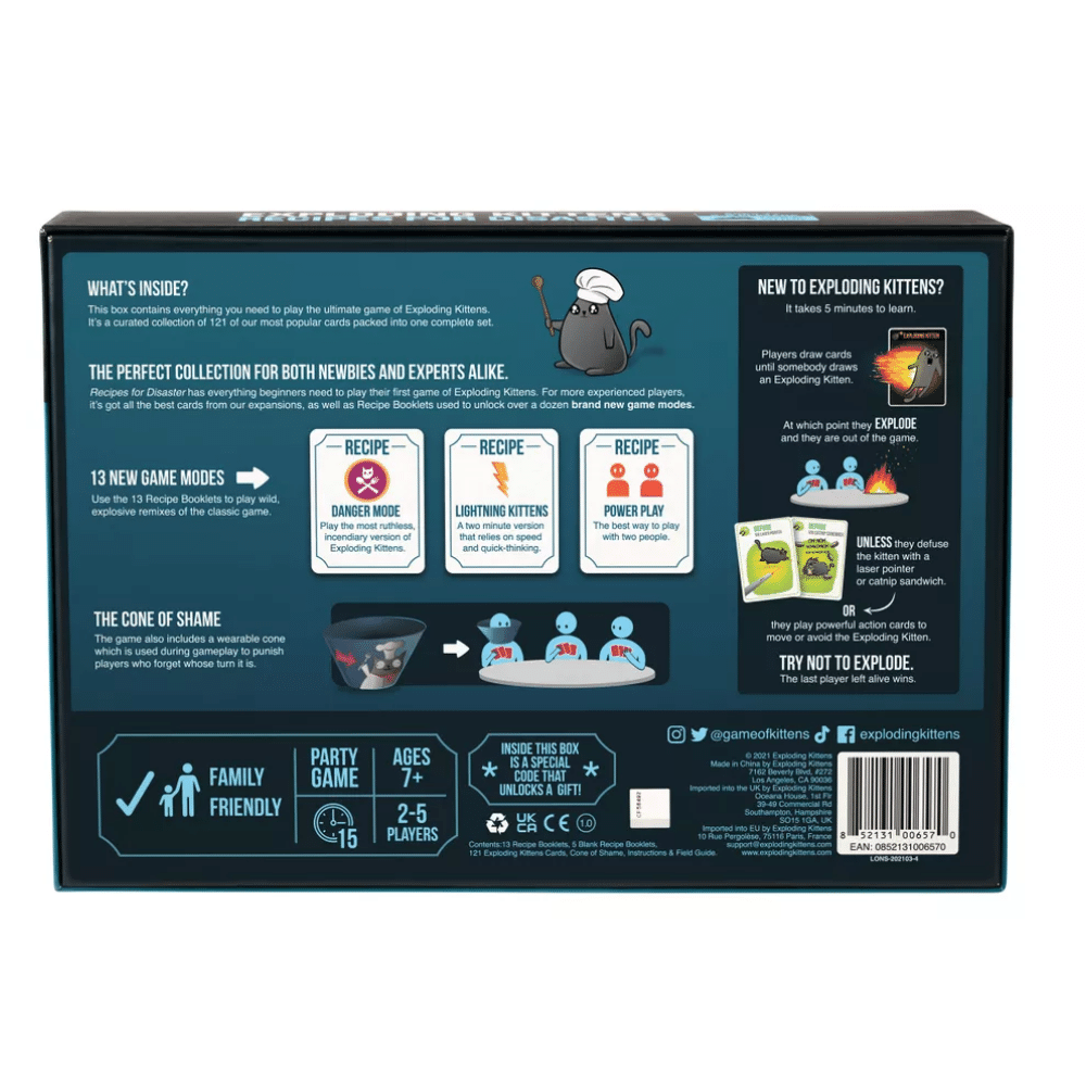 Exploding Kittens: Recipes For Disaster - Thirsty Meeples
