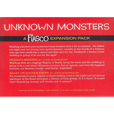 Fiasco RPG: Unknown Monsters