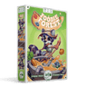 Foodie Forest family game by IELLO, featuring colorful tree-themed game pieces and vibrant game board for kids and families.