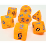 Galaxy Dice Set: Pumpkin - Thirsty Meeples