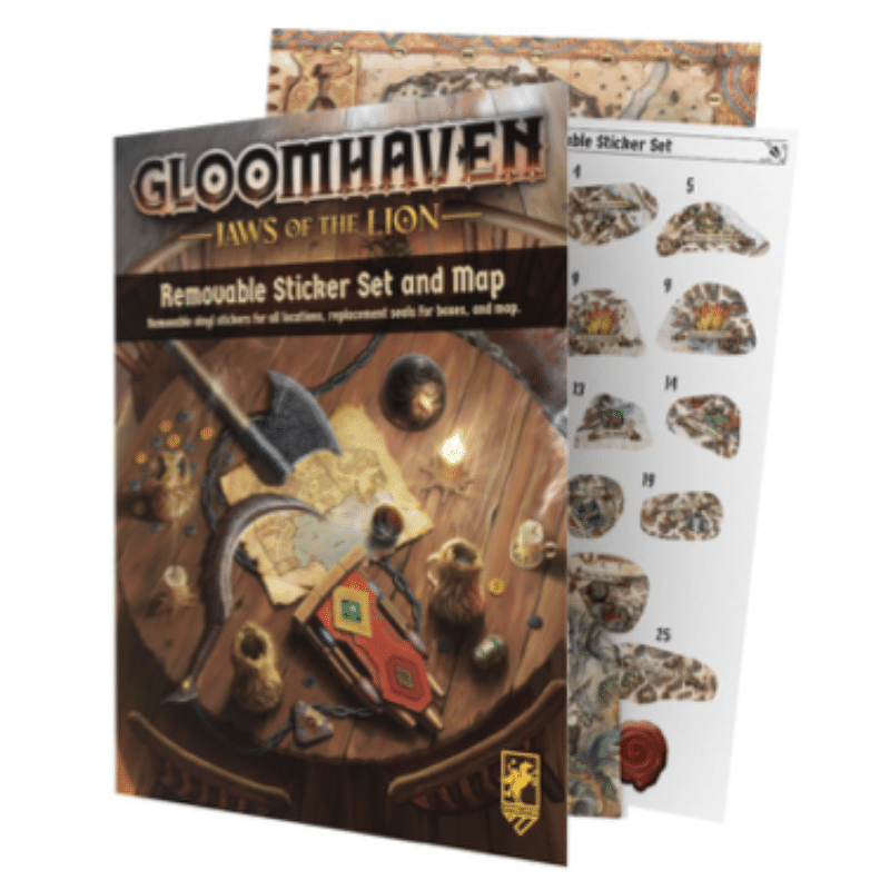 Gloomhaven - Set de stickers amovibles : Les Mâchoires du Lion