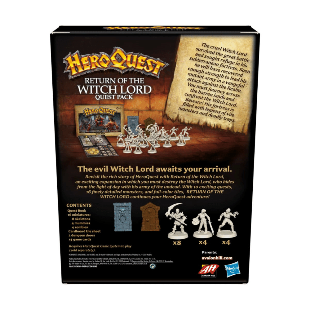 HeroQuest: Return of the Witch Lord - Thirsty Meeples