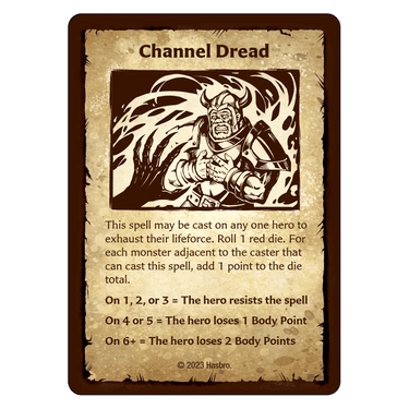 HeroQuest: Rise of The Dread Moon adventure game box by Avalon Hill Games featuring fantasy artwork and game components.