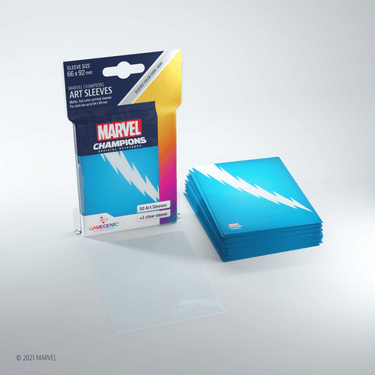Marvel Champions Art Sleeves: Quicksilver - Thirsty Meeples