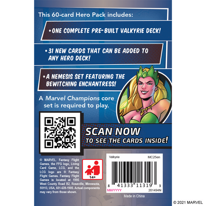 Marvel Champions: The Card Game – Valkyrie Hero Pack