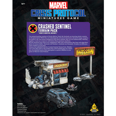Marvel: Crisis Protocol – Crashed Sentinel Terrain Pack
