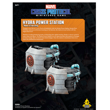 Marvel: Crisis Protocol – Hydra Power Station Terrain Pack - Thirsty Meeples