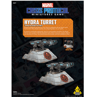 Marvel: Crisis Protocol – Hydra Turret Terrain Pack - Thirsty Meeples