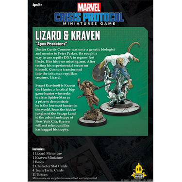 Marvel: Crisis Protocol – Lizard and Kraven - Thirsty Meeples