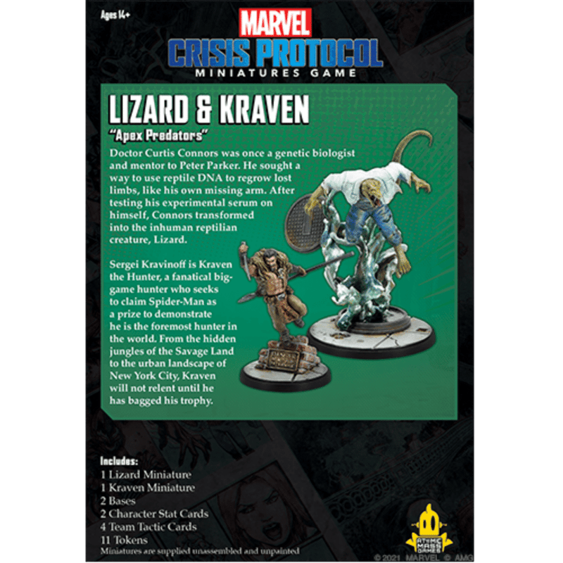 Marvel: Crisis Protocol – Lizard and Kraven