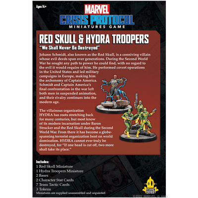 Marvel: Crisis Protocol – Red Skull & Hydra Troops