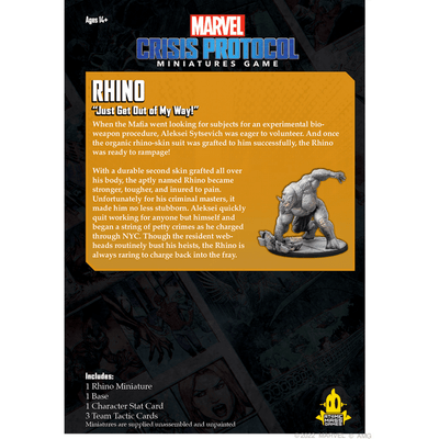 Marvel: Crisis Protocol – Rhino