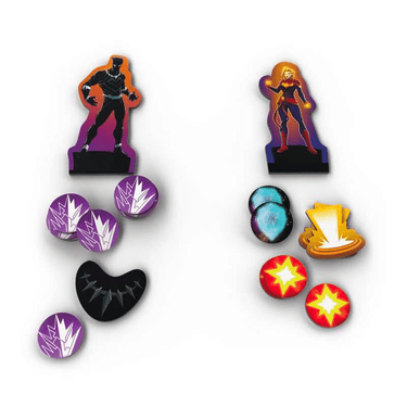 Marvel Dice Throne: 2-Hero Box (Captain Marvel, Black Panther) - Thirsty Meeples