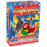 Marvel Rock Paper Heroes Enter the Danger Room party game by Wizkids featuring colorful game components and Marvel character artwork.