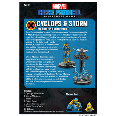 Marvel: Crisis Protocol – Cyclops & Storm