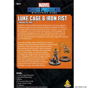 Marvel: Crisis Protocol – Luke Cage and Iron Fist - Thirsty Meeples