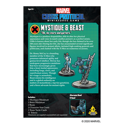 Marvel: Crisis Protocol – Mystique & Beast