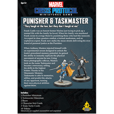 Marvel: Crisis Protocol – Punisher & Taskmaster - Thirsty Meeples